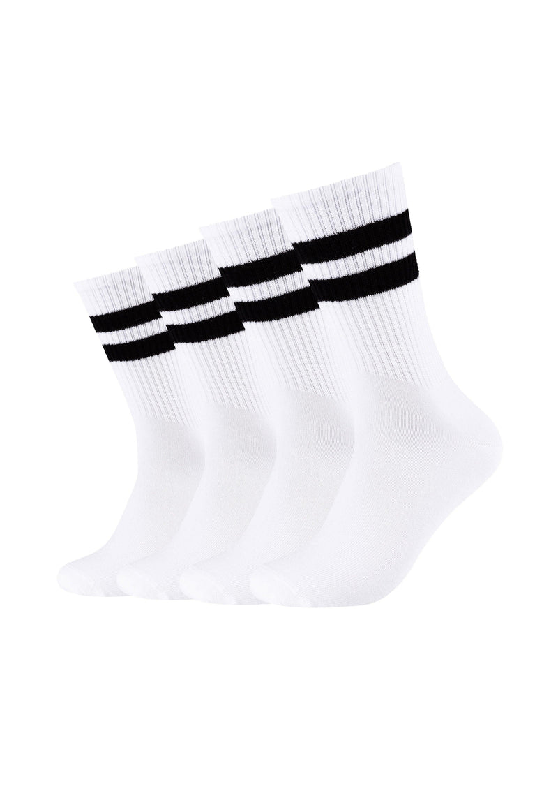 Tennissocken Fashion 4er Pack - Tennissocken - camano - ONSKINERY - bündchen:gerippt, Lieferzeit: 3-5 Werktage, material:Baumwollmischung, Men, muster:Uni, optik:gerippt, pack:4er Pack, Socken, trageanlass:Casual/Everyday, trageanlass:Lässig, Unisex, Woman, Women