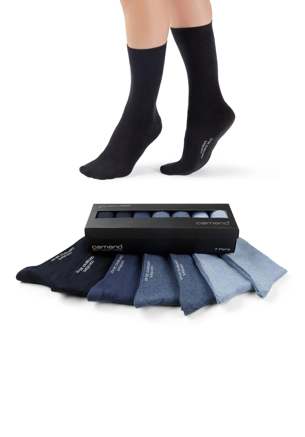 Geschenk-Box comfort 7er ONSKINERY der Socken Pack in –