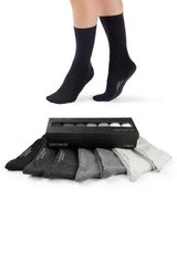 Socken comfort 7er Pack in der Geschenk-Box - Socken - camano - ONSKINERY - box:ja, bündchen:Gerippt, Lieferfrist: 3-5 Werktage, Lieferzeit: 3-5 Werktage, material:Baumwollmischung, Men, muster:Uni, optik:glatt, pack:7er Pack, sohle:Normal, trageanlass:Casual/Everyday, trageanlass:Zum Verschenken, Unisex, weihnachten, woman, Women