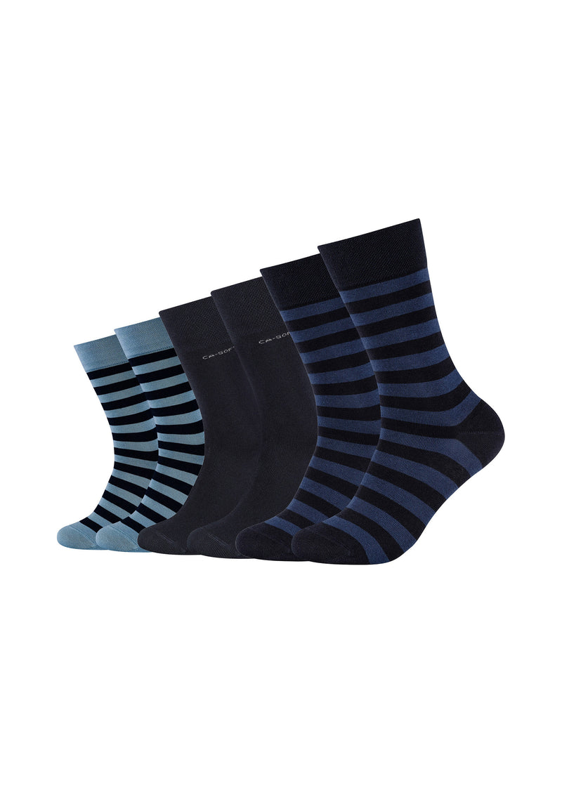 Socken ca-soft stripes 6er Pack