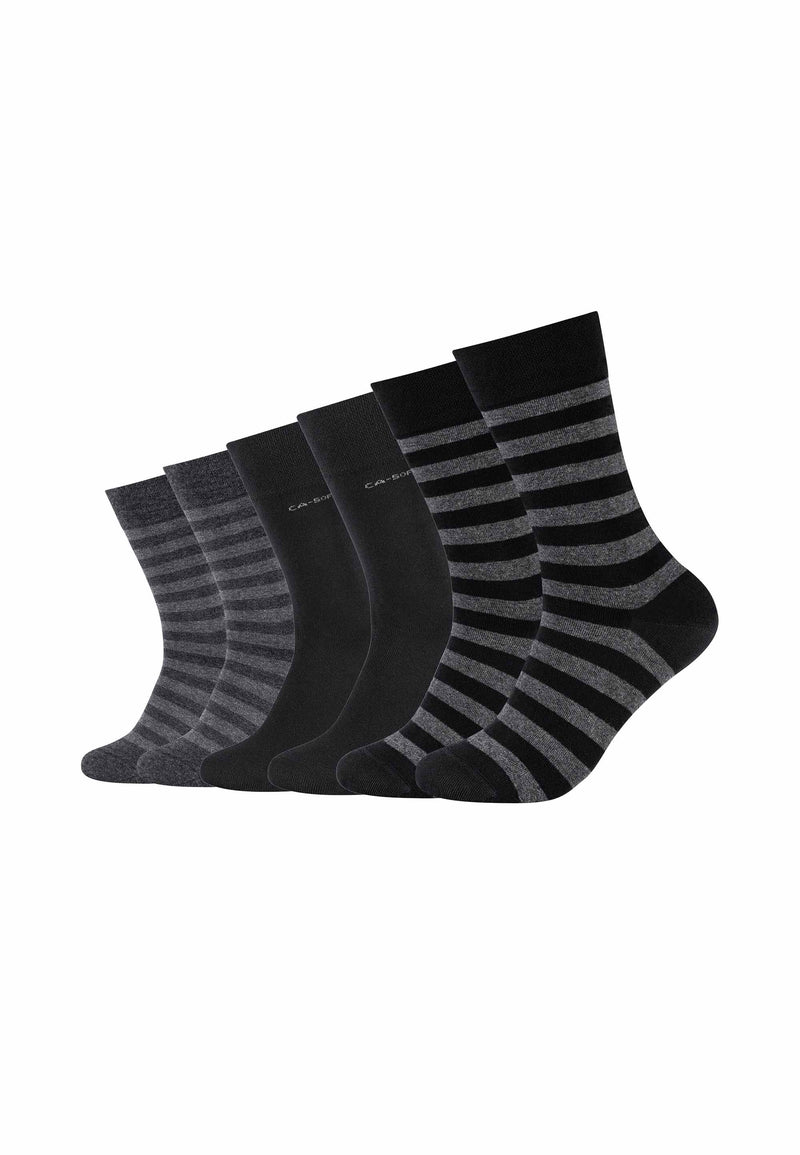 Socken ca-soft stripes 6er Pack