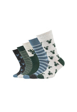 Kindersocken ca-soft organic cotton Box 5er Pack