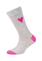 Kinder Socken ca-soft Bio-Baumwolle Herz 6er Pack