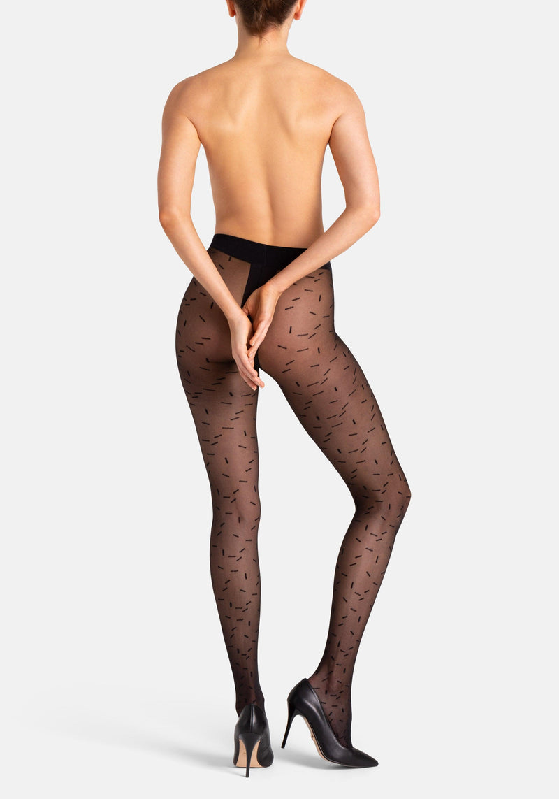 Feinstrumpfhose mit recycled Polyester gestreift 25 DEN 1er Pack - Fein, Strumpfhosen & Leggings - camano - ONSKINERY - AW 21, bündchen:Feminin, fine, funktion: Druckfreier Komfortbund, Lieferfrist: 3-5 Werktage, Lieferzeit: 3-5 Werktage, material:Künstliche Fasern, muster:Grafisch, nachhaltigkeit:recycled Polyester, optik:glatt, pack:1er Pack, traganlass:Festlich, trageanlass:Festlich, trageanlass:Sexy, trageanlass:Verführerisch, weihnachten, Women