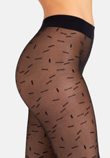 Feinstrumpfhose mit recycled Polyester gestreift 25 DEN 1er Pack - Fein, Strumpfhosen & Leggings - camano - ONSKINERY - AW 21, bündchen:Feminin, fine, funktion: Druckfreier Komfortbund, Lieferfrist: 3-5 Werktage, Lieferzeit: 3-5 Werktage, material:Künstliche Fasern, muster:Grafisch, nachhaltigkeit:recycled Polyester, optik:glatt, pack:1er Pack, traganlass:Festlich, trageanlass:Festlich, trageanlass:Sexy, trageanlass:Verführerisch, weihnachten, Women