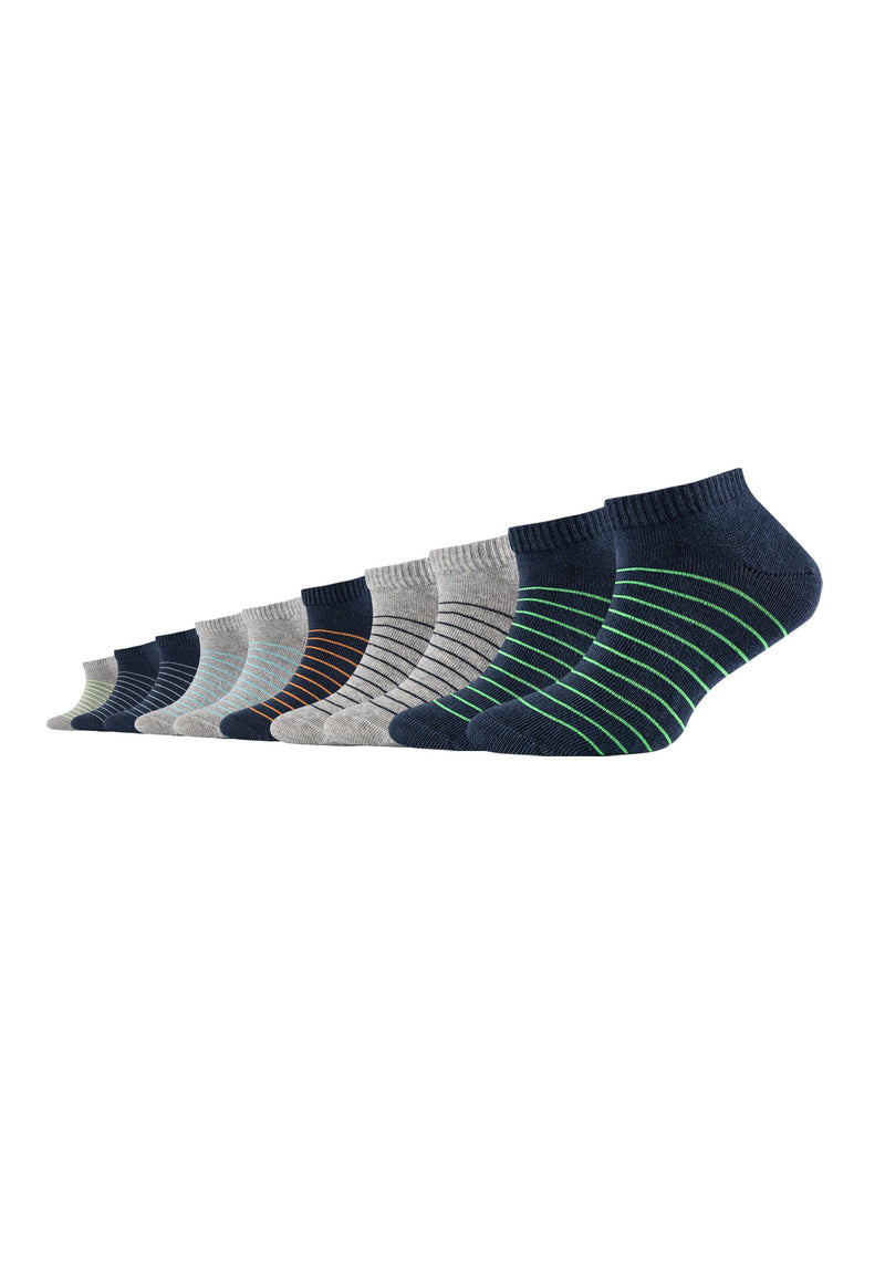 Kinder Sneakersocken Bio-Baumwolle 10er Pack - Kinder Sneakersocken - camano - ONSKINERY - Kids, material:Baumwolle, material:Baumwollmischung, nachhaltig, nachhaltigkeit:organic cotton, new, pack:10er Pack, SS21, summer