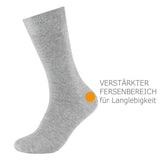 Socken comfort mit Baumwolle - Socken - camano - ONSKINERY - bündchen:gerippt, Lieferzeit: 3-5 Werktage, material:Baumwollmischung, Men, muster:Uni, optik:glatt, pack:9er Pack, Socken, sohle:Normal, trageanlass:Casual/Everyday, Unisex, woman, Women