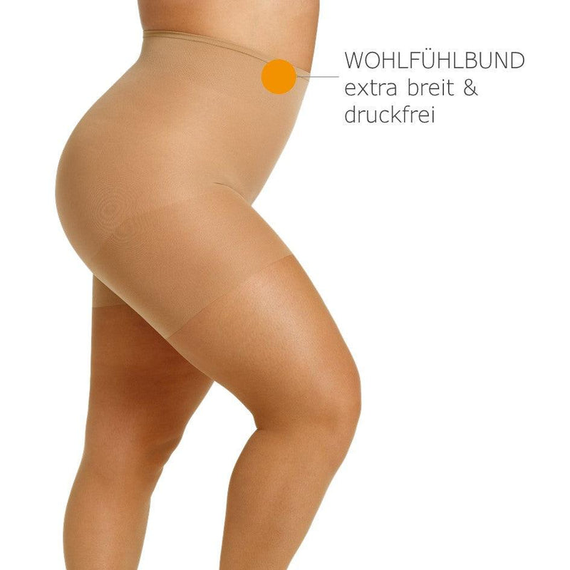 Feinstrumpfhose Women Curvy Tights 20 DEN matt 2er Pack - Feinstrumpfhose - camano - ONSKINERY - den:20, feature:Curvy Line, Feinstrumpfhose, fine, funktion:Curvy, material:Polyamid, new, optik:matt, pack:2er Pack, strumpfhose, Women