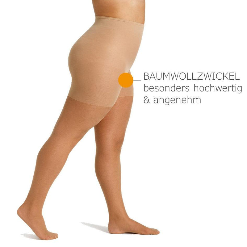 Feinstrumpfhose Women Curvy Tights 20 DEN matt 2er Pack - Feinstrumpfhose - camano - ONSKINERY - den:20, feature:Curvy Line, Feinstrumpfhose, fine, funktion:Curvy, material:Polyamid, new, optik:matt, pack:2er Pack, strumpfhose, Women