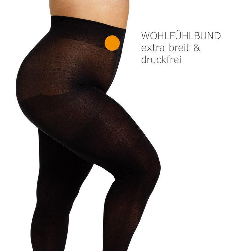 Feinstrumpfhose Women Curvy Tights 60 DEN matt 1 Paar - Feinstrumpfhose - camano - ONSKINERY - den:60, feature:Curvy Line, Feinstrumpfhose, fine, funktion:Curvy, material:Künstliche Fasern, new, optik:matt, pack:1er Pack, strumpfhose, Women
