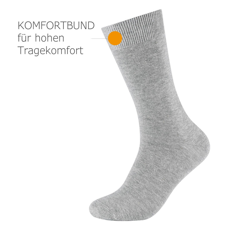 Socken comfort mit Baumwolle - Socken - camano - ONSKINERY - bündchen:gerippt, Lieferzeit: 3-5 Werktage, material:Baumwollmischung, Men, muster:Uni, optik:glatt, pack:9er Pack, Socken, sohle:Normal, trageanlass:Casual/Everyday, Unisex, woman, Women