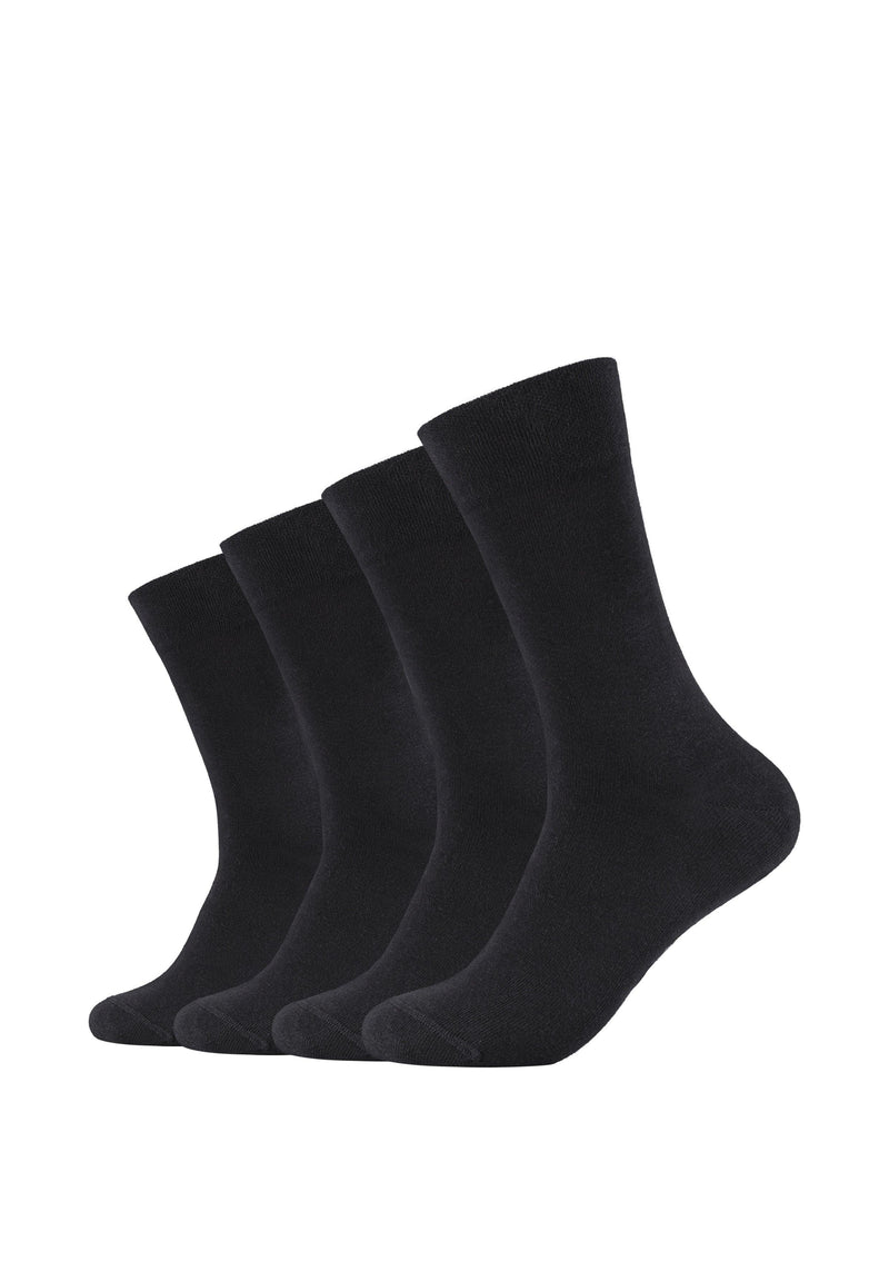 Socken ca-soft mit Bio-Baumwolle 4er Pack - Socken - camano - ONSKINERY - bündchen:gerippt, funktion: Ohne Gummidruck, Lieferzeit: 3-5 Werktage, material:Baumwollmischung, Men, muster:Uni, nachhaltig, nachhaltigkeit:organic cotton, optik:glatt, pack:4er Pack, Socken, sohle:Normal, trageanlass:Casual/Everyday, Unisex, Woman, Women