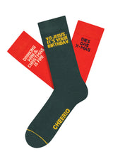 Socken WISE CHRISTMAS in Box 3er Pack
