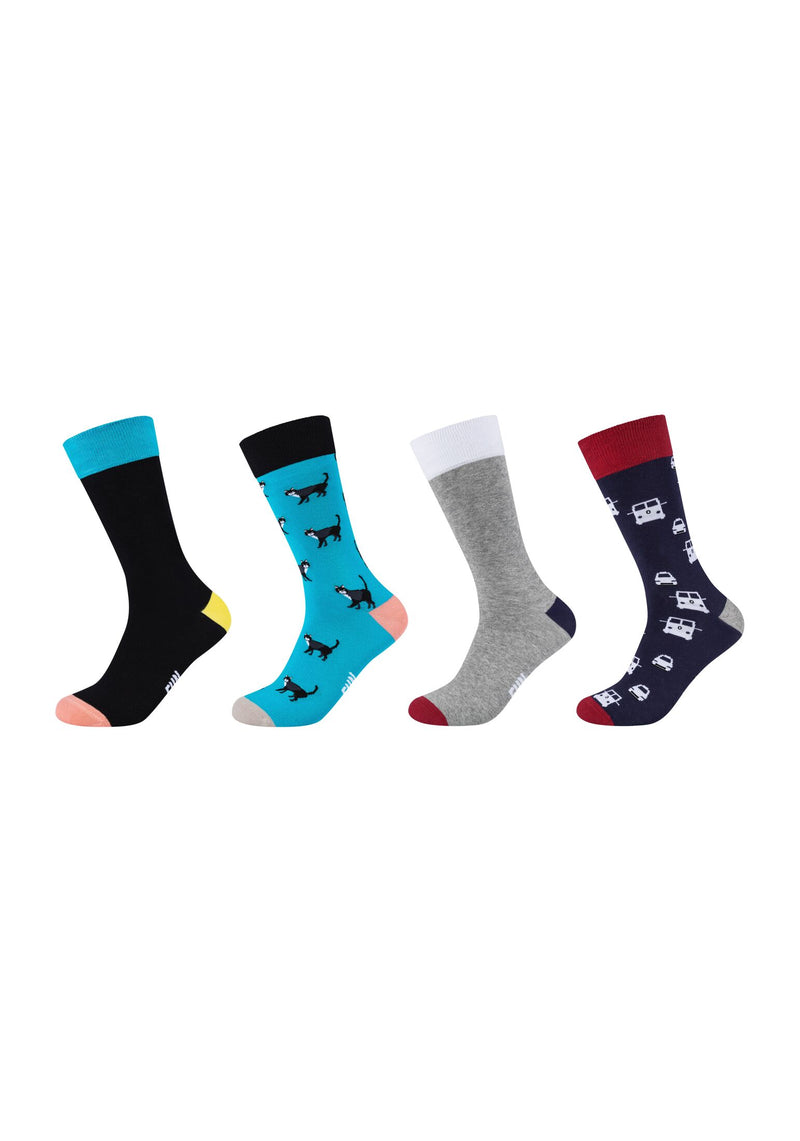 Socken motifs 4er Pack