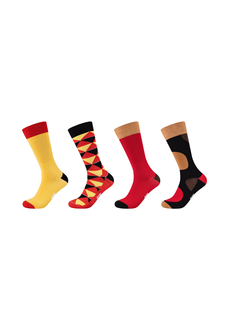 Socken Motifs Graphics 4er Pack