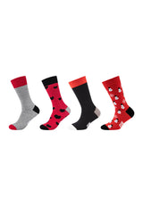 Socken Motifs Graphics 4er Pack