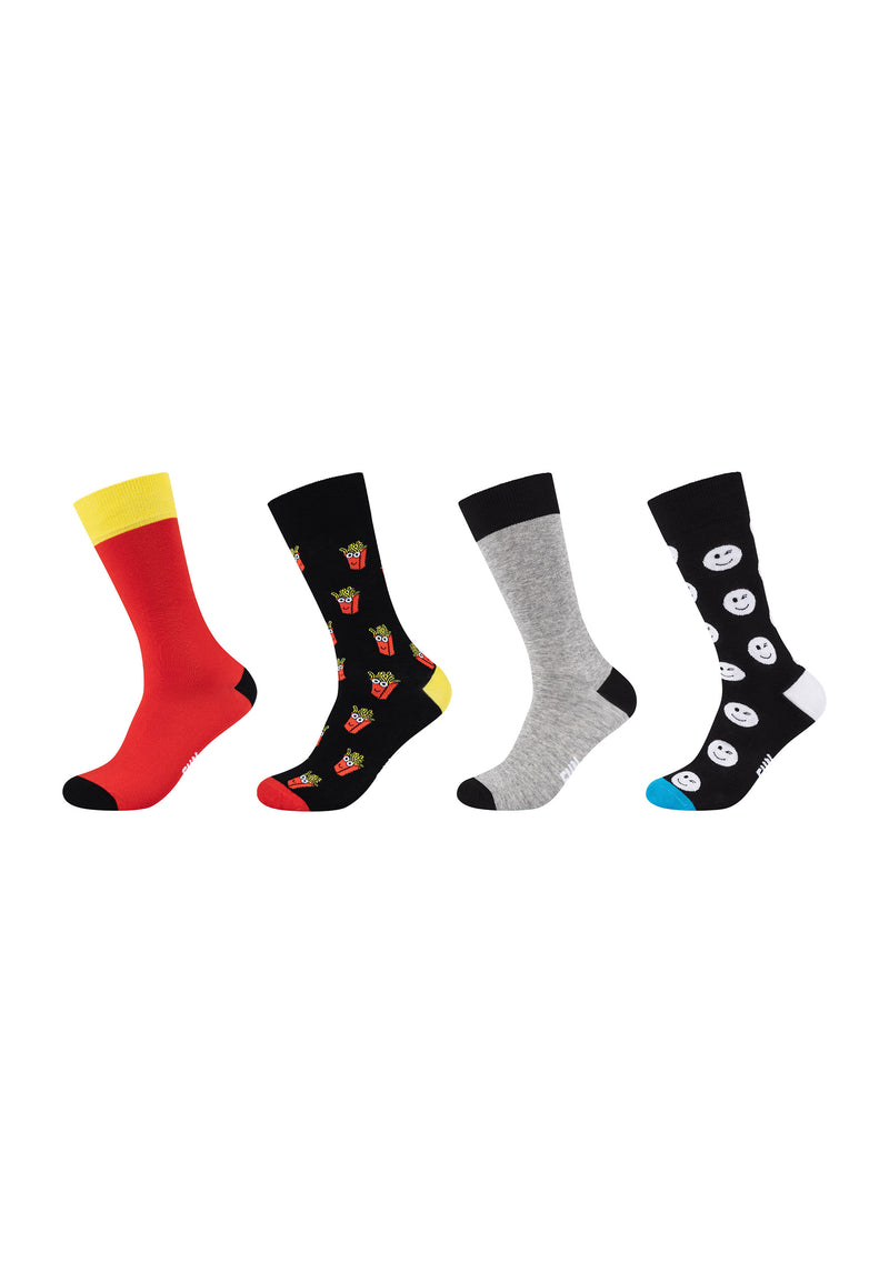 Socken Motifs Graphics 4er Pack