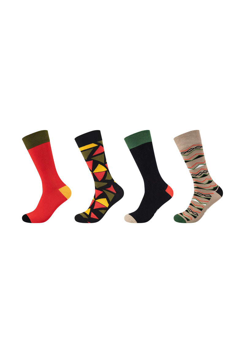 Socken Motifs Graphics 4er Pack