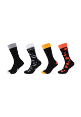 Socken Motifs Graphics 4er Pack