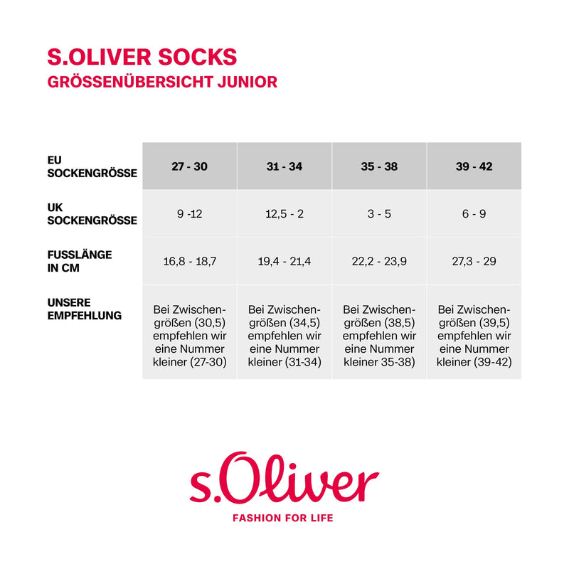 Kindersocken Essentials - Kinder Socken - s.Oliver - ONSKINERY - bestseller, bündchen:gerippt, Kids, Kinder, Lieferzeit: 3-5 Werktage, material:Baumwollmischung, muster:Uni, optik:glatt, pack:8er Pack, Socken, sohle:Normal, trageanlass:Casual/Everyday