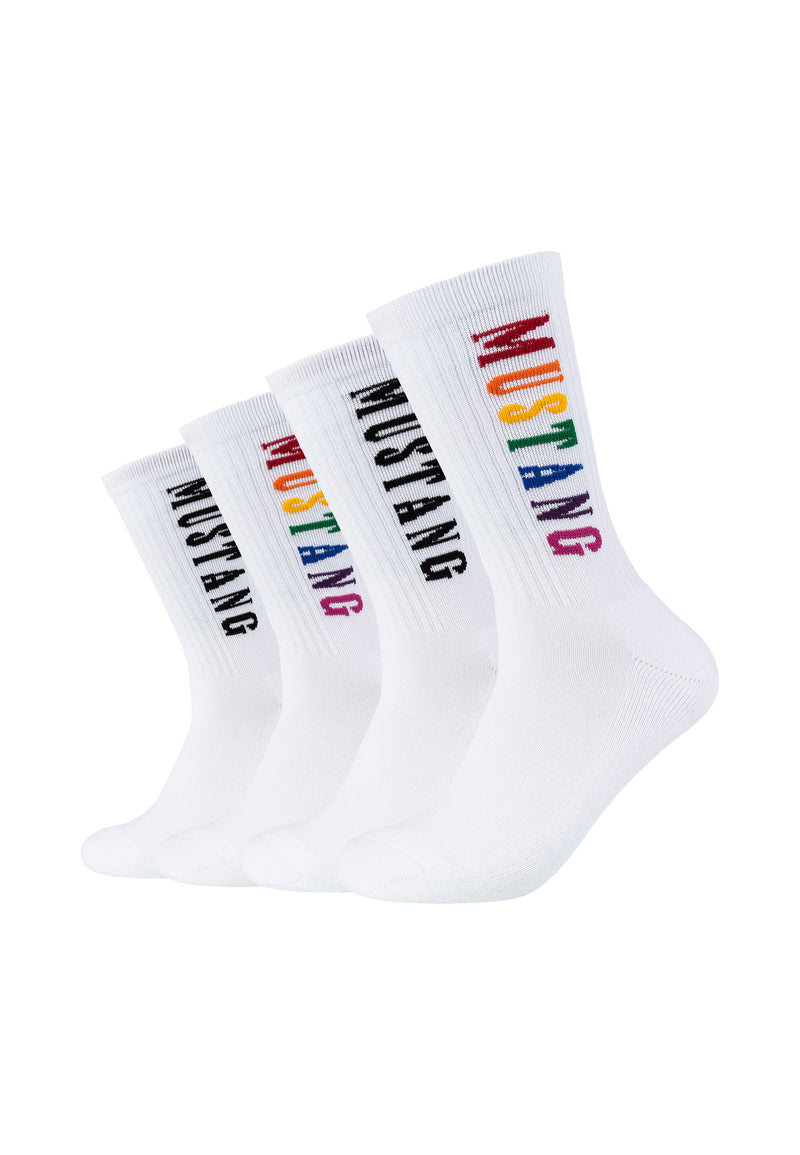 Tennis-Socken mit Bio-Baumwolle 4er Pack