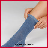 Socken mit Bio-Baumwolle 6er Pack - Socken - Mustang - ONSKINERY - Lieferzeit: 3-5 Werktage, material:Baumwollmischung, muster:Mehrfarbig, muster:Uni, nachhaltig, nachhaltigkeit:organic cotton, pack:6er Pack, Socken, trageanlass:Casual/Everyday, Woman, Women