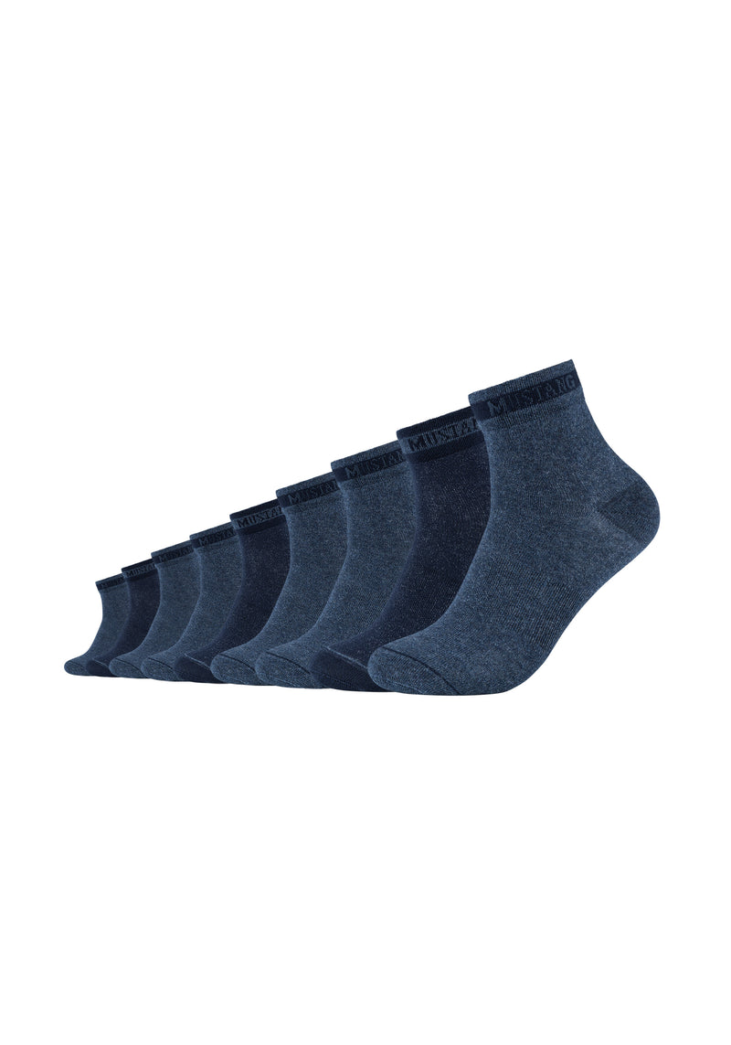 Kurzsocken mit Bio-Baumwolle 6er Pack