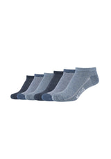 Sneakersocken mit Bio-Baumwolle 6er Pack - Sneakersocken - Mustang - ONSKINERY - bündchen:gerippt, Lieferzeit: 3-5 Werktage, material:Baumwollmischung, muster:Uni, nachhaltig, nachhaltigkeit:organic cotton, optik:glatt, pack:6er Pack, Sneakersocken, sohle:Normal, summer, trageanlass:Casual/Everyday, trageanlass:Lässig, Woman, Women