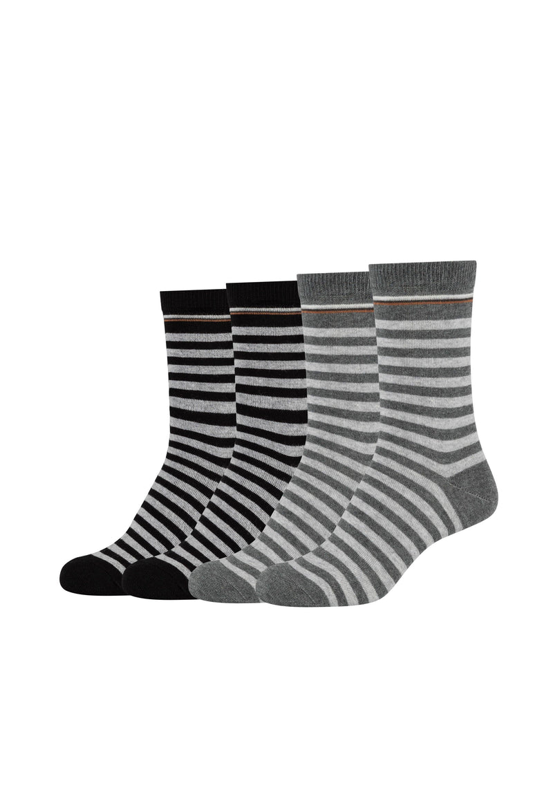 Socken Basic Stripes 4er Pack - Socken - s.Oliver - ONSKINERY - bündchen:gerippt, Lieferzeit: 3-5 Werktage, material:Baumwollmischung, muster:Streifen, optik:glatt, pack:4er Pack, Socken, trageanlass:Casual/Everyday, trageanlass:Retro, Woman, Women