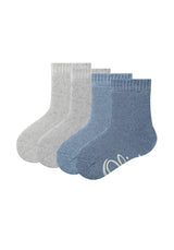 Kinder ABS-Socken Originals Bio-Baumwolle 4er Pack - Kinder Socken - s.Oliver - ONSKINERY - cozy, Kids, Kinder, Lieferzeit: 3-5 Werktage, material:Baumwollmischung, muster:Uni, nachhaltig, nachhaltigkeit:organic cotton, optik:grob, pack:4er Pack, Socken, sohle:Anti-Rutsch, stoppersocken, trageanlass:Casual/Everyday, trageanlass:Homewear, weihnachten