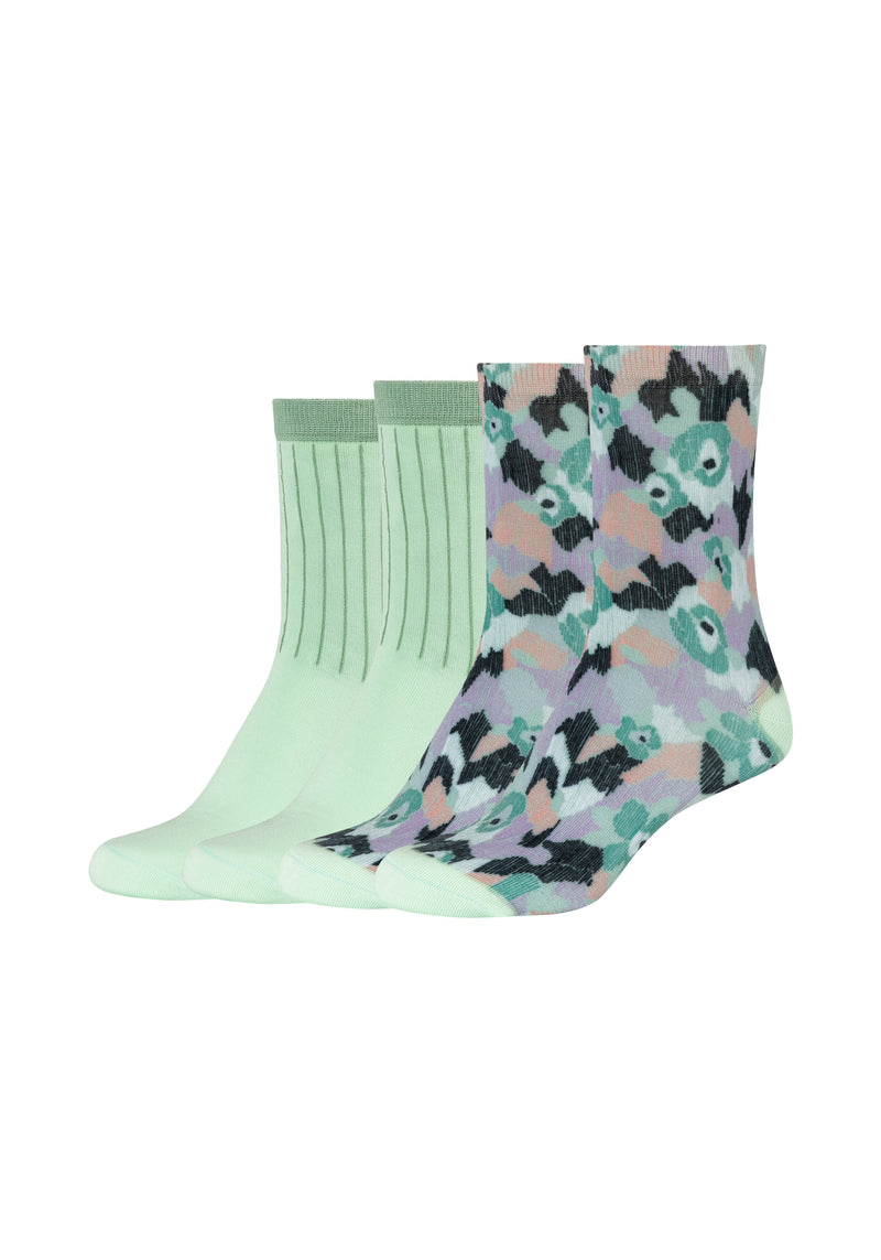 Socken Essentials Flower mit Bio-Baumwolle 4er Pack