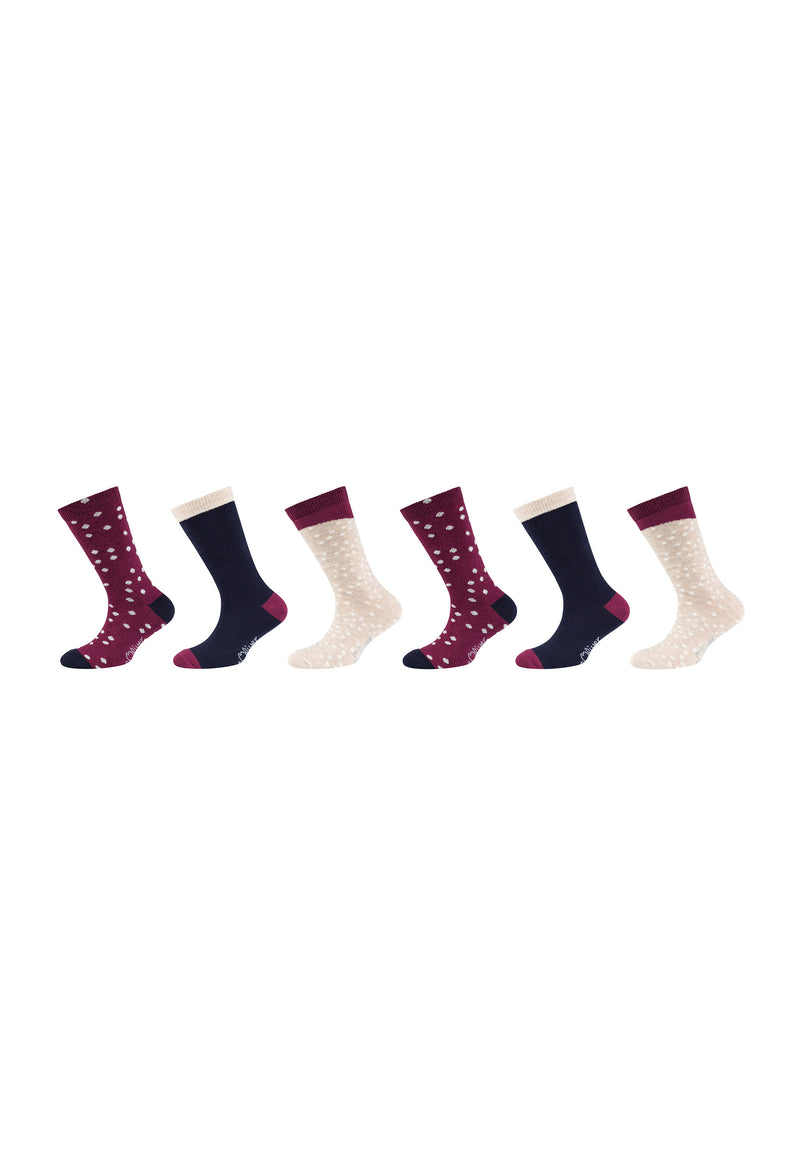 Kindersocken originals organic patterned 6er Pack