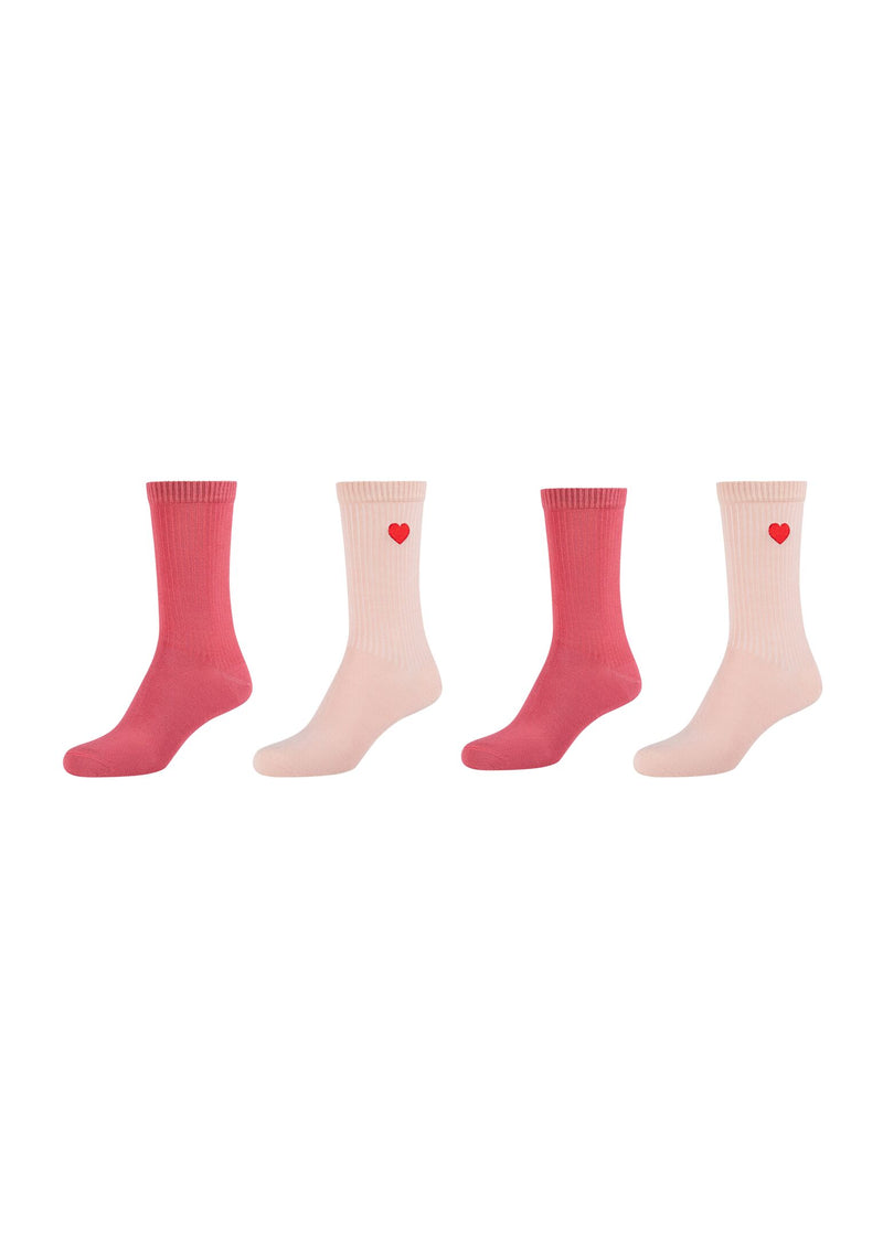 Socken silky touch rib 4er Pack