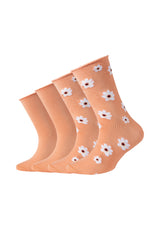 Kinder Socken Silky Touch Flower 4er Pack