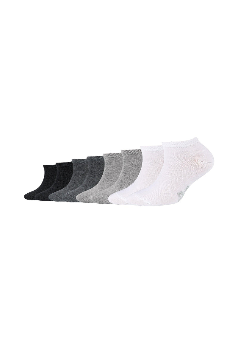 Kinder Sneakersocken Originals Bio-Baumwolle 8er Pack - Kinder Sneakersocken - s.Oliver - ONSKINERY - Kids, Kinder, Lieferzeit: 3-5 Werktage, material:Baumwollmischung, muster:Uni, nachhaltig, nachhaltigkeit:organic cotton, optik:glatt, pack:8er Pack, Sneakersocken, summer, trageanlass:Casual/Everyday