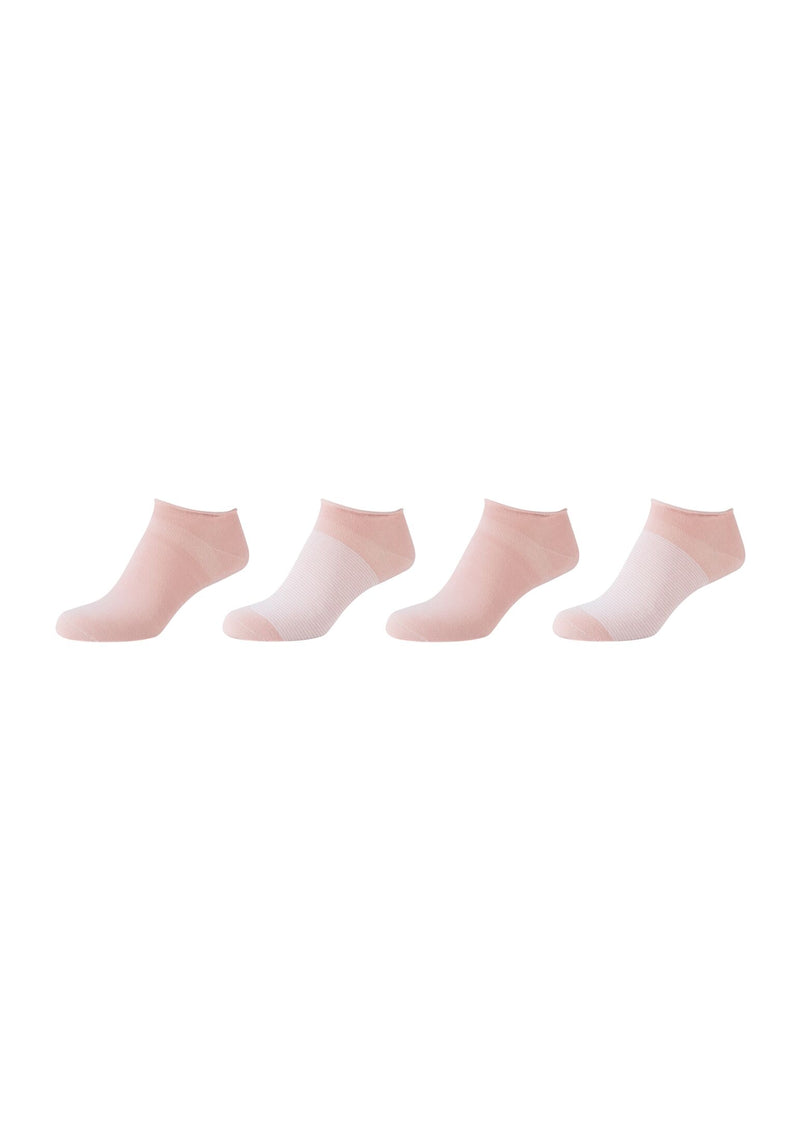 Sneakersocken originals striped rolled 4er Pack