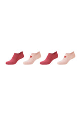 Sneakersocken silky touch rib mini 4er Pack