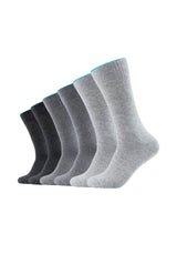 Socken Basic 6er Pack - Socken - Skechers - ONSKINERY - bündchen:gerippt, Lieferzeit: 3-5 Werktage, material:Baumwollmischung, Men, muster:Uni, optik:glatt, pack:6er Pack, Socken, trageanlass:Casual/Everyday