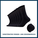 Herren Tennis Socken 8er Pack - Tennissocken - Skechers - ONSKINERY - bündchen:gerippt, Lieferzeit: 3-5 Werktage, material:Baumwollmischung, Men, muster:Uni, optik:gerippt, pack:8er Pack, Socken, Sport Socken, trageanlass:Casual/Everyday, trageanlass:Retro, trageanlass:Sportlich