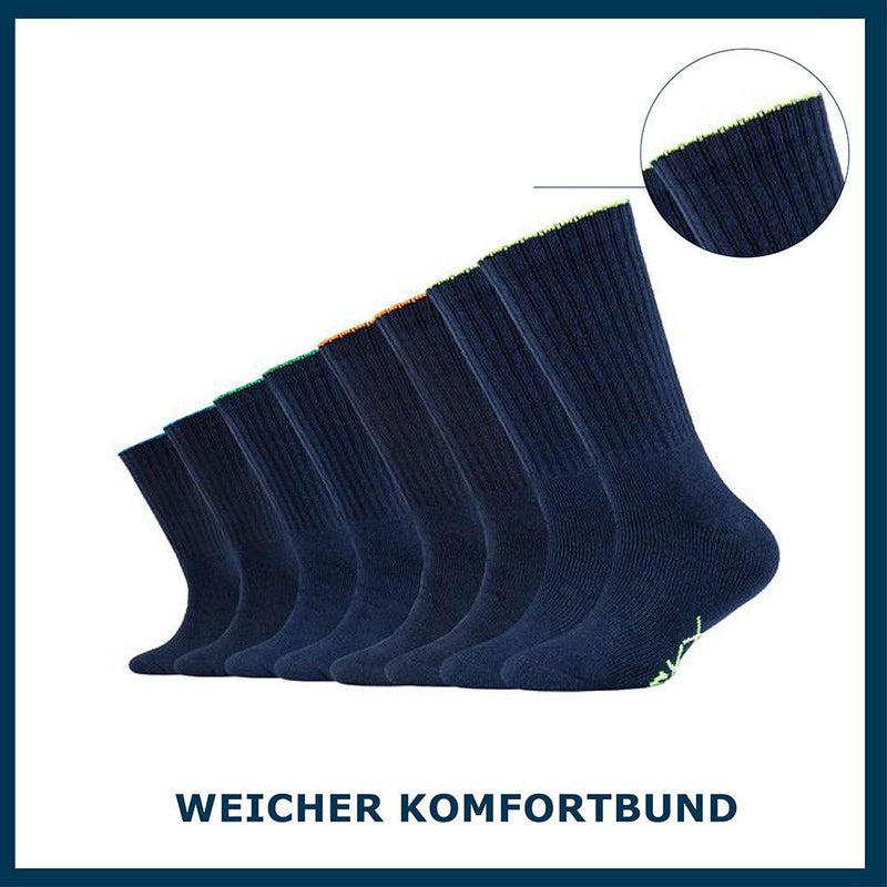 Kinder Tennis Socken 8er Pack - Tennissocken - Skechers - ONSKINERY - Kids, Kinder, Lieferzeit: 3-5 Werktage, material:Baumwollmischung, muster:Uni, optik:glatt, pack:8er Pack, Socken, Sport Socken, trageanlass:Casual/Everyday, trageanlass:Sportlich