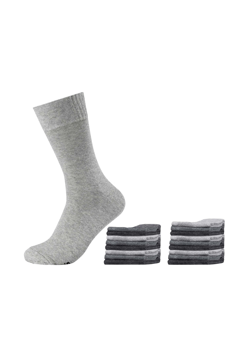 Multipack Herren Socken Casual 18er Pack - Socken - Skechers - ONSKINERY - bündchen:gerippt, einheit:Multipack, Lieferzeit: 3-5 Werktage, material:Baumwollmischung, Men, muster:Uni, optik:glatt, pack:18er Pack, Socken, trageanlass:Casual/Everyday