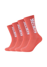 Tennis Socken Cushioned 4er Pack - Tennissocken - Skechers - ONSKINERY - bestseller, eigenschaft:Gepolsterte Sohle, feature:Cushioned, Lieferzeit: 3-5 Werktage, material:Baumwollmischung, Men, muster:Uni, pack:4er Pack, Socken, sohle:Gepolsterte Sohle, Sport Socken, trageanlass:Casual/Everyday, trageanlass:Lässig, trageanlass:Retro, trageanlass:Sportlich, Unisex, Woman, Women