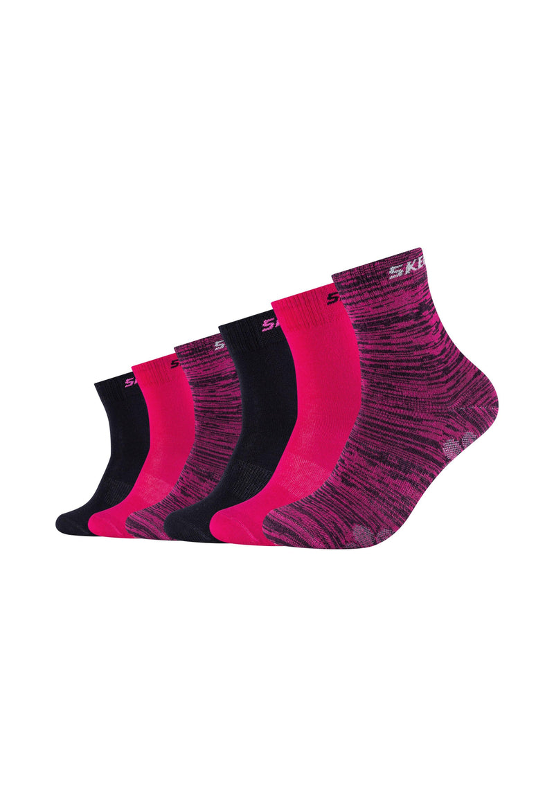 Kinder Socken Mesh Ventilation 6er Pack - Sport Socken - Skechers - ONSKINERY - bündchen:gerippt, feature:Mesh Ventilation, Kids, Kinder, Lieferzeit: 3-5 Werktage, muster:Mehrfarbig, optik:glatt, pack:6er Pack, Socken, Sport Socken, trageanlass:Casual/Everyday, trageanlass:Sportlich