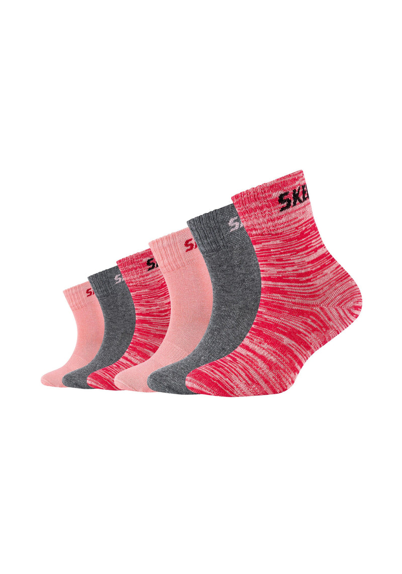 Kinder Socken Mesh Ventilation 6er Pack - Sport Socken - Skechers - ONSKINERY - bündchen:gerippt, feature:Mesh Ventilation, Kids, Kinder, Lieferzeit: 3-5 Werktage, muster:Mehrfarbig, optik:glatt, pack:6er Pack, Socken, Sport Socken, trageanlass:Casual/Everyday, trageanlass:Sportlich
