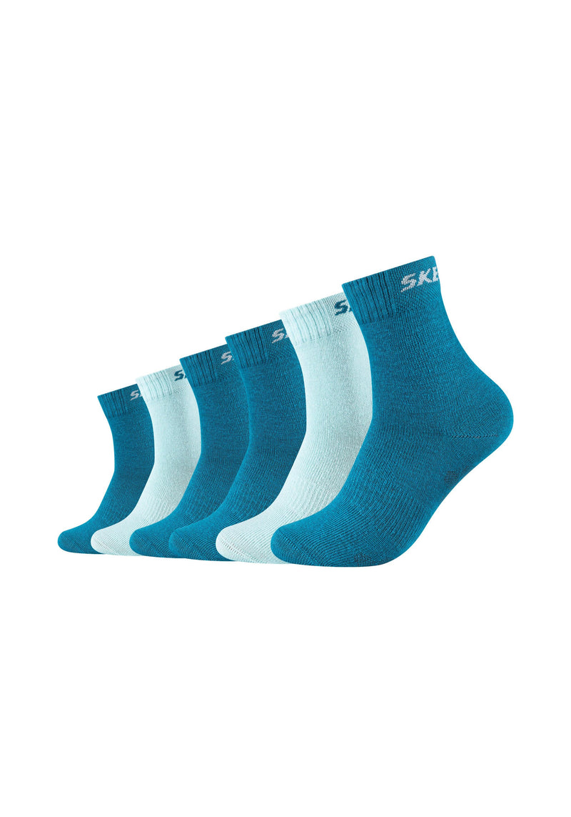 Kinder Socken Mesh Ventilation 6er Pack - Sport Socken - Skechers - ONSKINERY - bündchen:gerippt, feature:Mesh Ventilation, Kids, Kinder, Lieferzeit: 3-5 Werktage, muster:Mehrfarbig, optik:glatt, pack:6er Pack, Socken, Sport Socken, trageanlass:Casual/Everyday, trageanlass:Sportlich