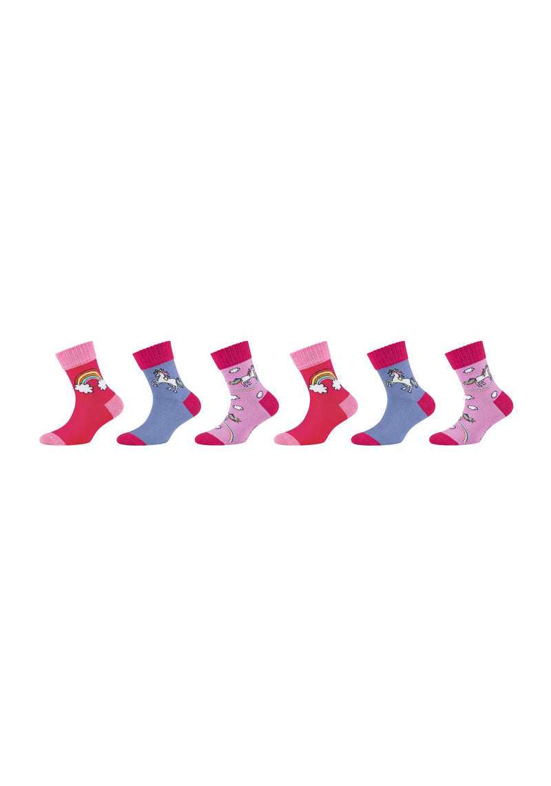 Kinder Socken casual patterned 6er Pack