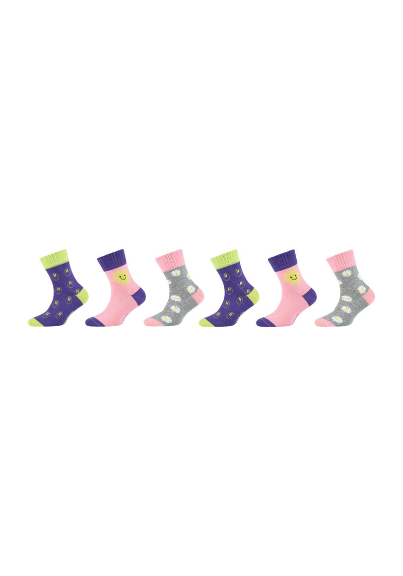 Kinder Socken casual patterned 6er Pack