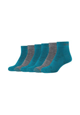 Kinder Kurzsocken Mesh Ventilation 6er Pack - Kurzsocken - Skechers - ONSKINERY - bündchen:gerippt, einheit:Multipack, Kids, Kinder, Lieferzeit: 3-5 Werktage, material:Baumwollmischung, muster:Uni, optik:glatt, pack:6er Pack, Socken, Sport Socken, trageanlass:Casual/Everyday