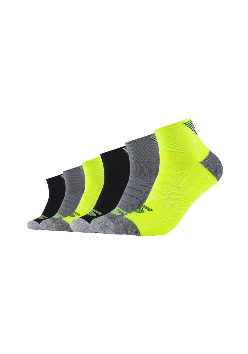Kurzsocken Performance 6er Pack - Kurzsocken - Skechers - ONSKINERY - bündchen:gerippt, eigenschaft:Feuchtigkeitsregulierend, Kurzsocken, Lieferzeit: 3-5 Werktage, Men, muster:Mehrfarbig, optik:glatt, pack:6er Pack, Sport Socken, trageanlass:Casual/Everyday, trageanlass:Sportlich, Woman, Women