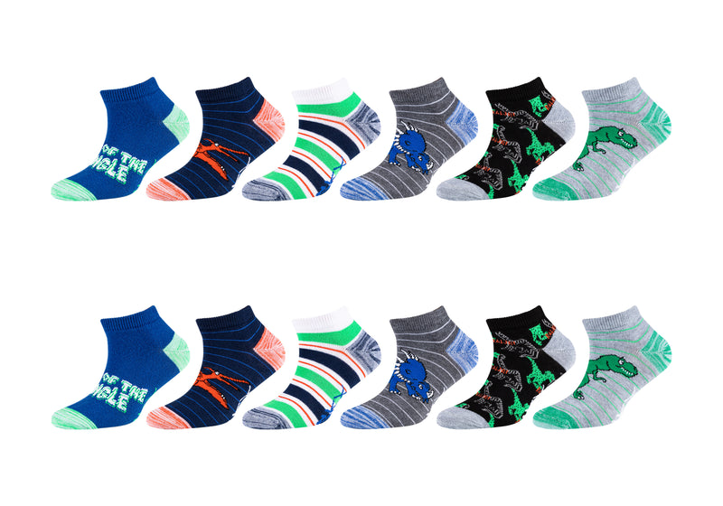 Kinder Sneakersocken Casual Fancy 12er Pack